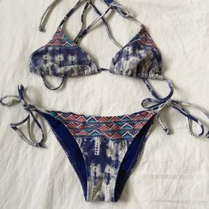 Roxy women’s bikini size small purple